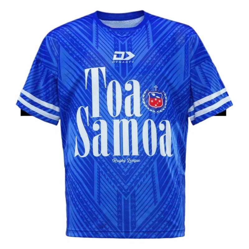 New 2026 Samoa Tonga Men's Rugby Jersey Short-sleeved Sports Jersey Samoa Rugby