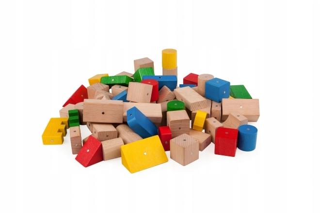 Polish Magnetic Wooden Blocks kooglo 50 pcs