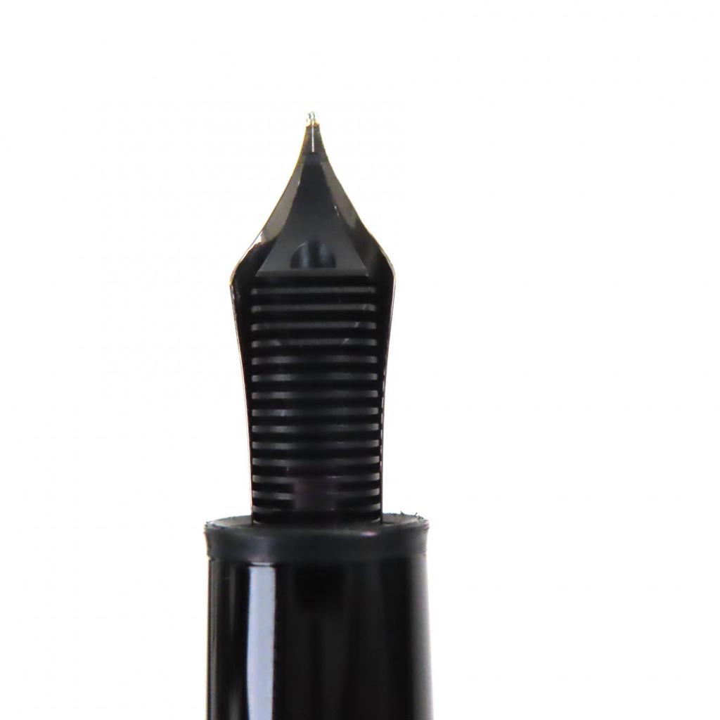 Great MONTBLANC Fountain Pen Meisterstückle Grand Ultra Black 14K Mens Used