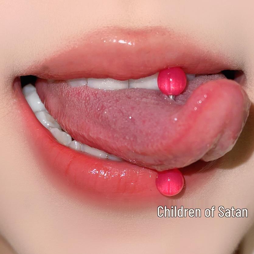 Satan's Child: Stylish & Comfy Tongue Ring - Hot & Flashy Ins Style