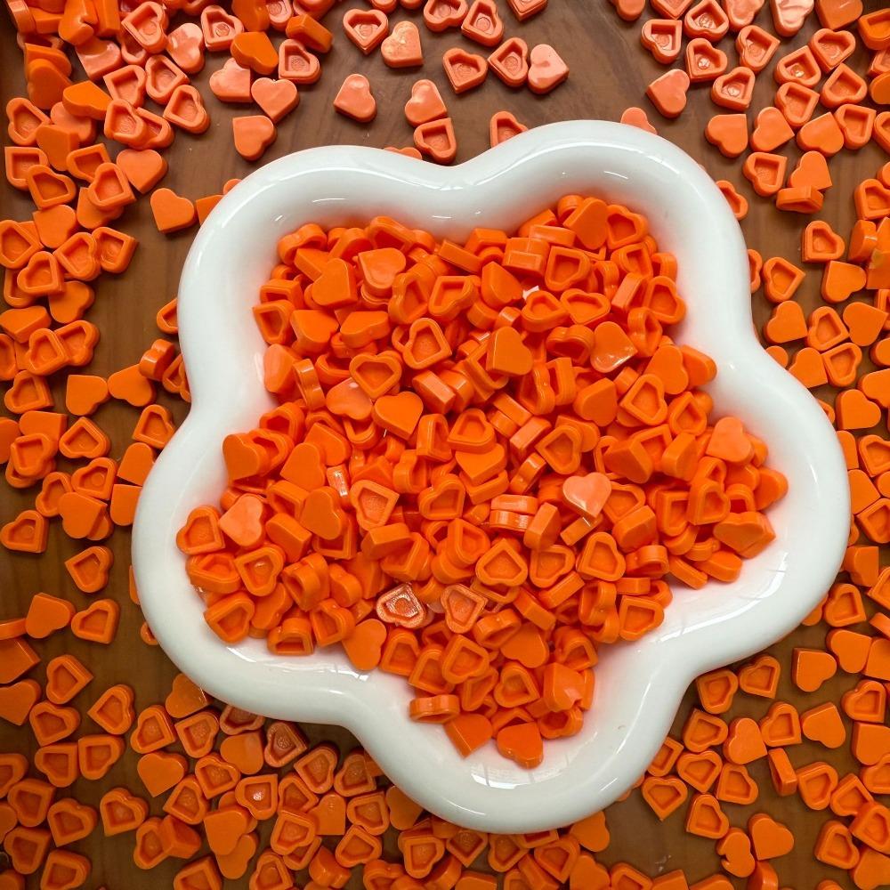 100g Crunchy Heart Brick Particles Slime Fillers Stuffing Building Blocks Kids Adult