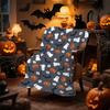 1pc Happy Halloween Blanket Ghost Pumpkin Witch Print for Sofa Skin-Friendly Soft Blanket New for Home Halloween Decoration