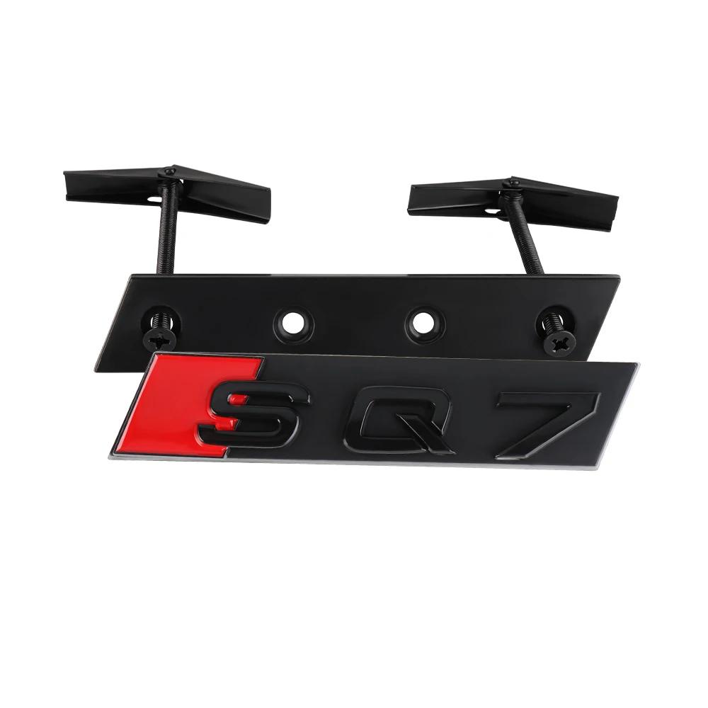 3D ABS Motorhauben Frontgrill Aufkleber ABS SQ3 SQ4 SQ5 SQ6 SQ7 SQ8 Emblem Dekoration für 9s A4 B5 B6 B7 B8 A3 A6 A5 A7 A8 Q3 Q7 TTs9