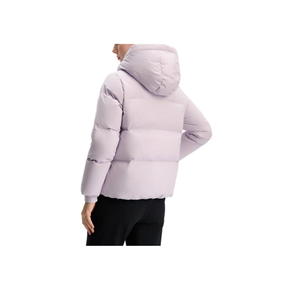 Fila Fleece-Kapuzen-Daunenjacke Damen Oberbekleidung Light-Mist-Purple A11W441905FPR