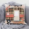 Decorative Cushion Covers Camping Bus Printed Pillow  Home Sofa Throw