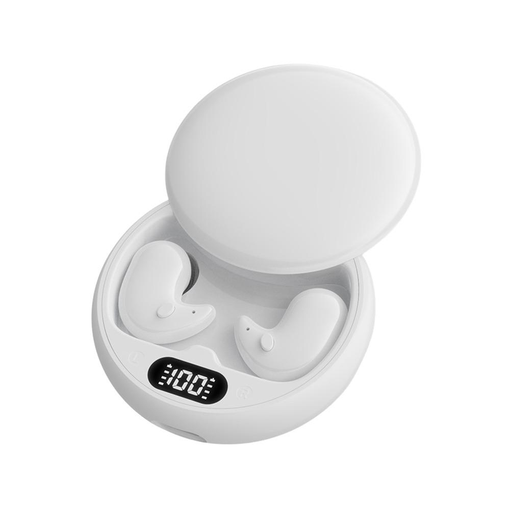 Y36 Sleep Mini Invisible Headset Ipx5 Waterproof LED Display Wireless Headphones with Mic Sports Stereo Noise Cancelling