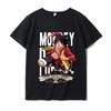 ONE PIECE T-shirt Aslo Luffy Sauron Short Sleeve Male Anime Cartoon Ins Loose Japanese Printed T-Shirt Y2K