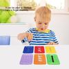 6pcs/ Set Learning Paper Board Kit Basic Skill for Life Toy Button Buckle Tie Intelligent Toys