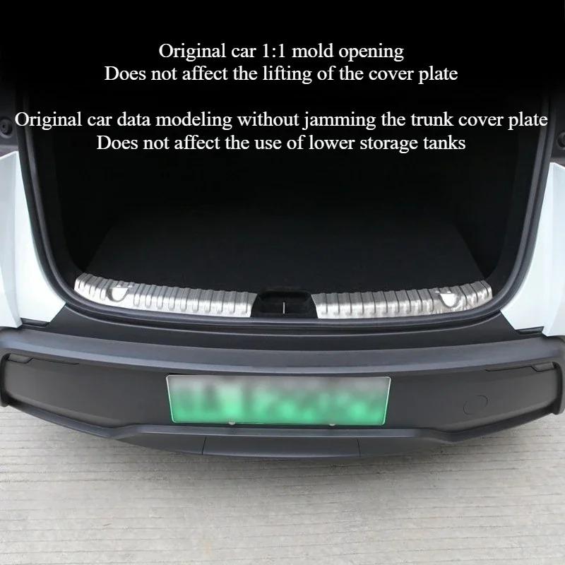 Trunk Door Sill Strip for Tesla Model Y Juniper 2025 Stainless Steel Trunk Threshold Protection Strip Anti Scratch Protector