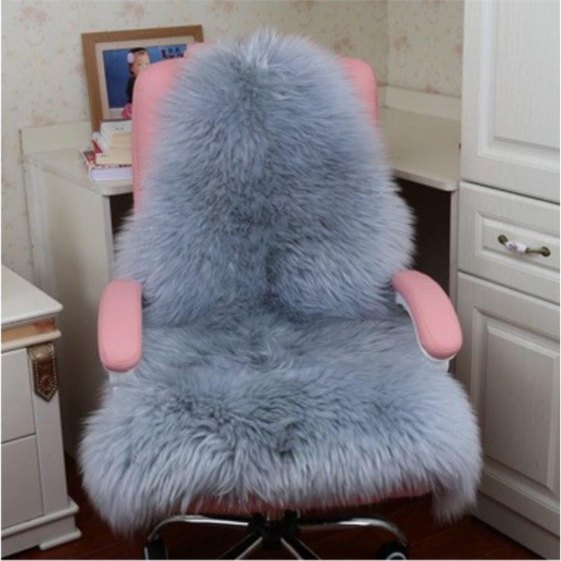 Australian Sheepskin Wool Seat, Floor, and Sofa Cushion Mat 60x90 Sheepskin 1 piece