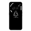 Nothing Phone 2A Luminous Hole TPU Soft Black Case with Simple Line Design