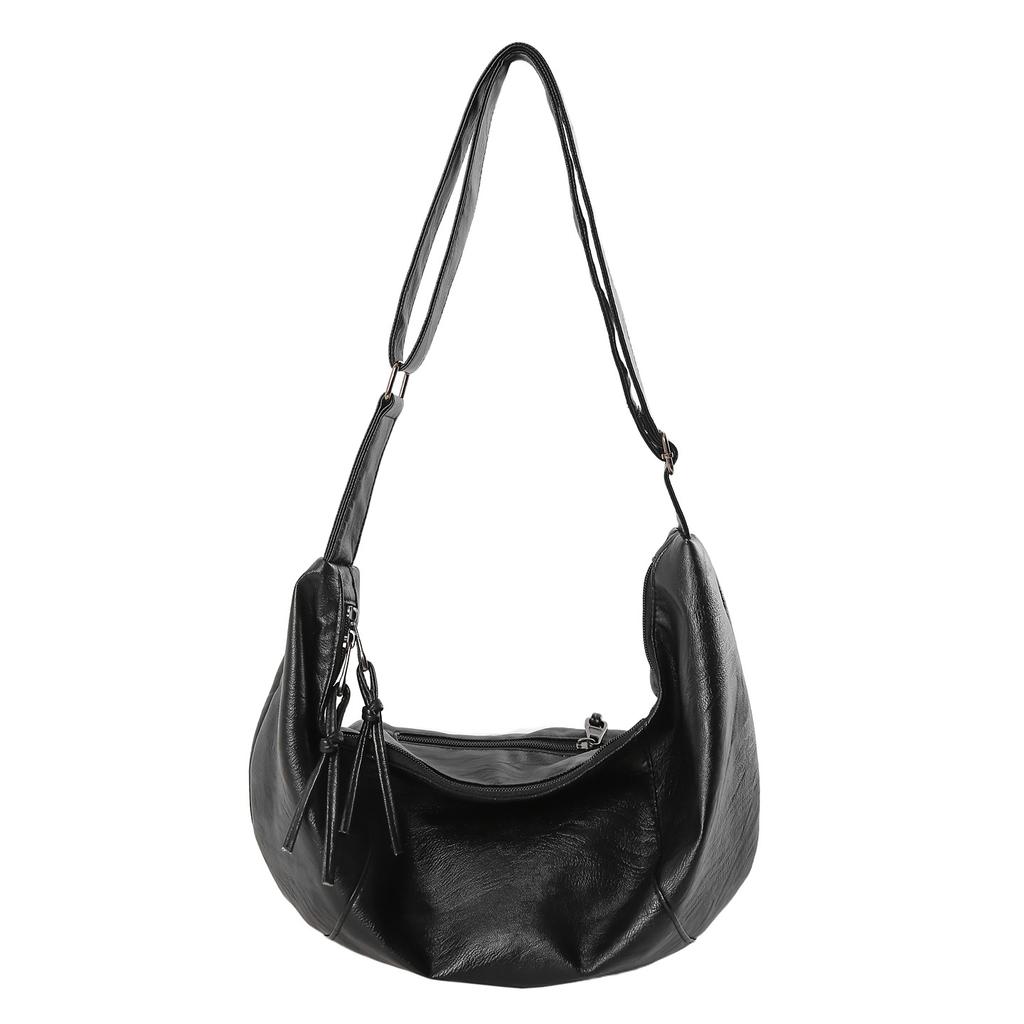 Men's Dumpling-shaped Crossbody Bag, Single-shoulder Backpack, Casual Fitness Bag