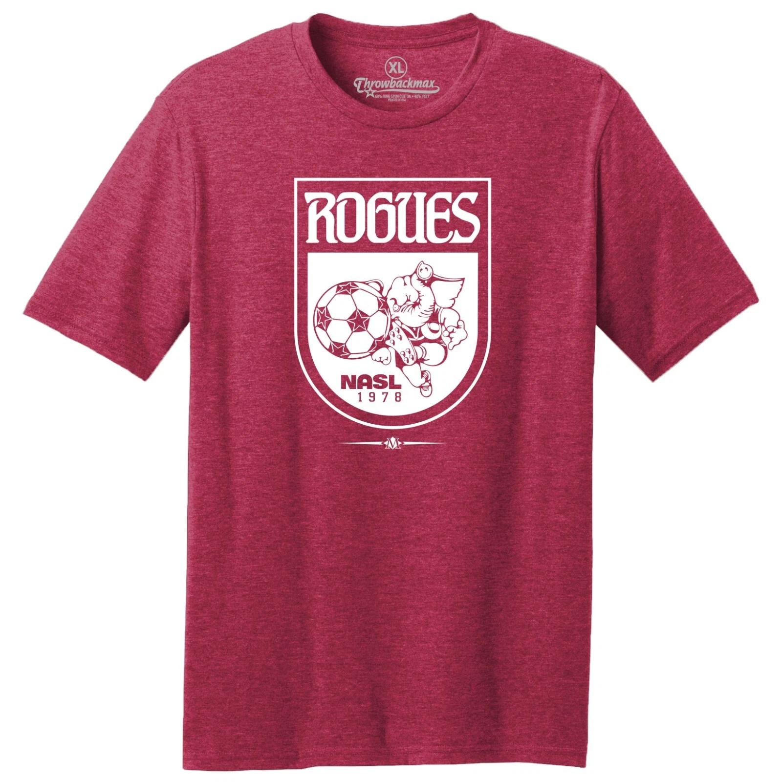 Memphis Rogues 1978 Logo NASL Soccer TRI-BLEND Tee Shirt 2XL