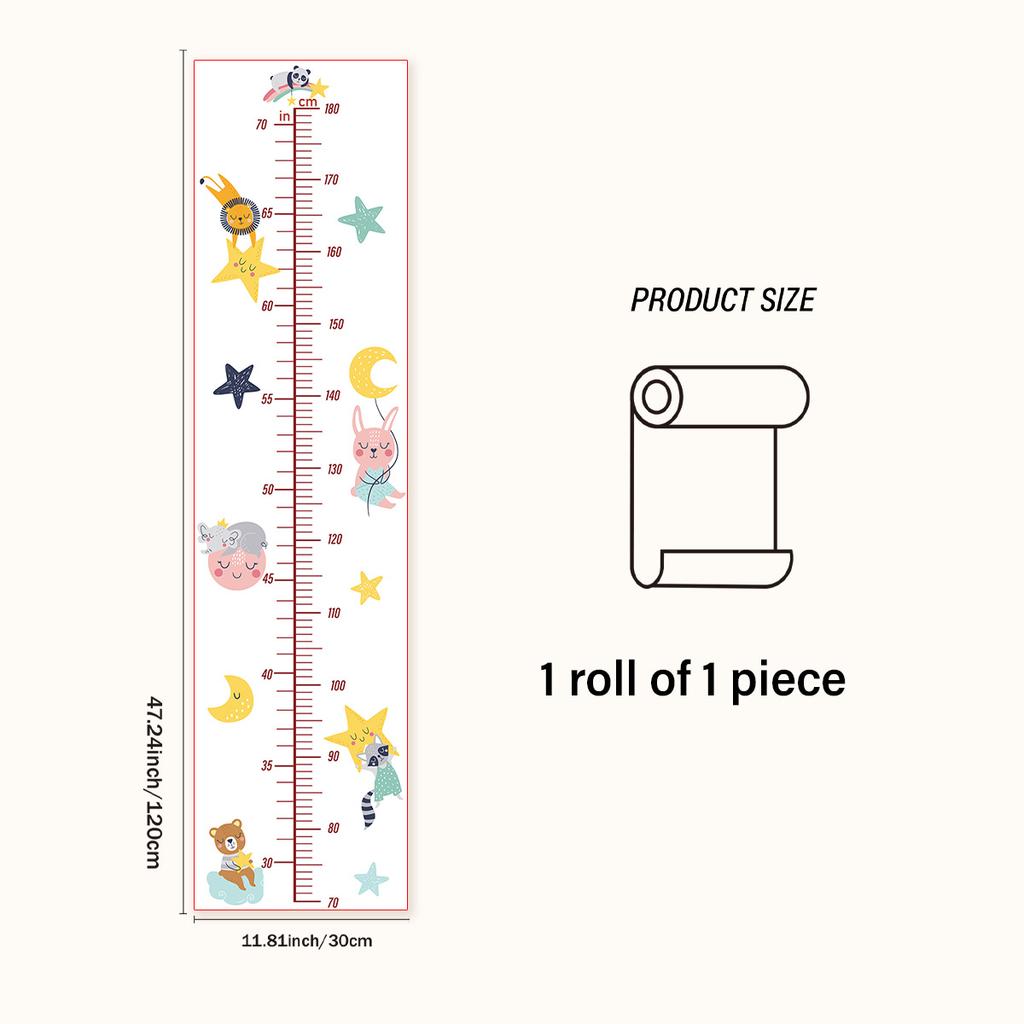 Höhe Wandaufkleber Selbstklebend Durchscheinend Kinder Messaufkleber Höhe Wandaufkleber Kinderzimmer Wanddekoration