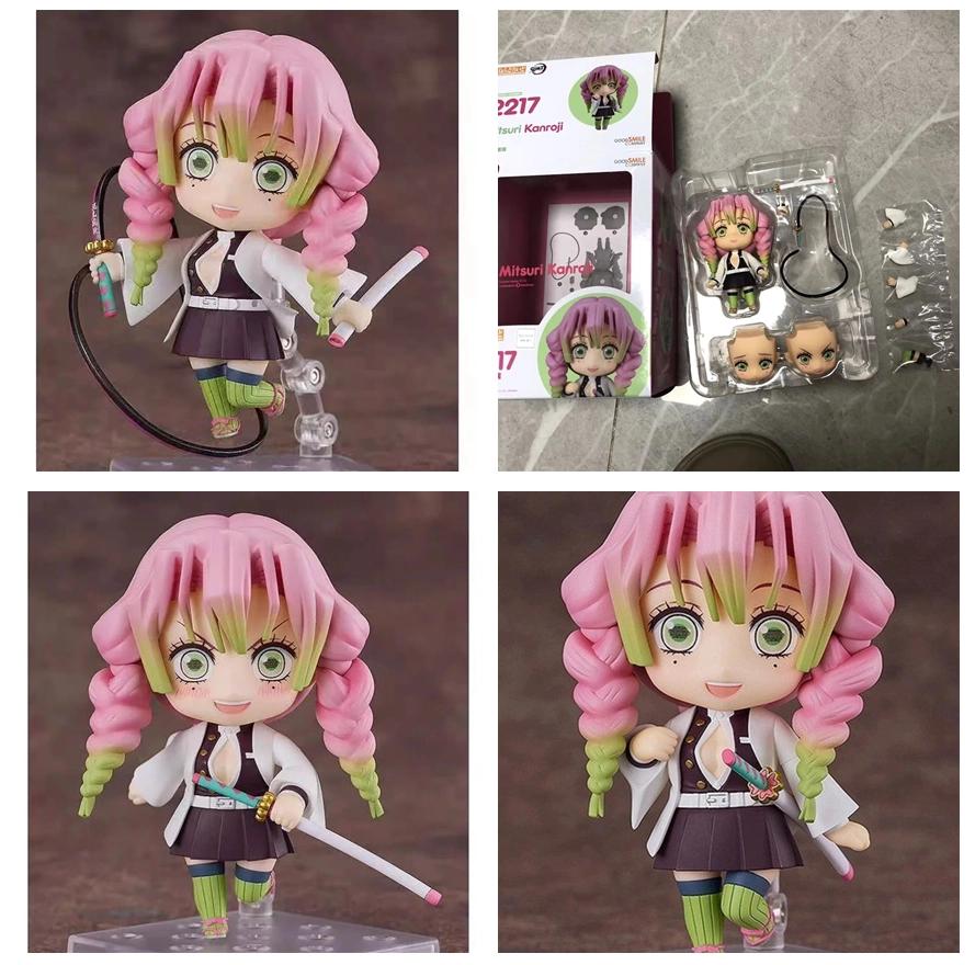 Nendoroid 2217 Ganlu Temple Glass 2218 Tokito Muichiro Q Version Pvc Action Figures Face Replacements Collectible Model Toy Gift