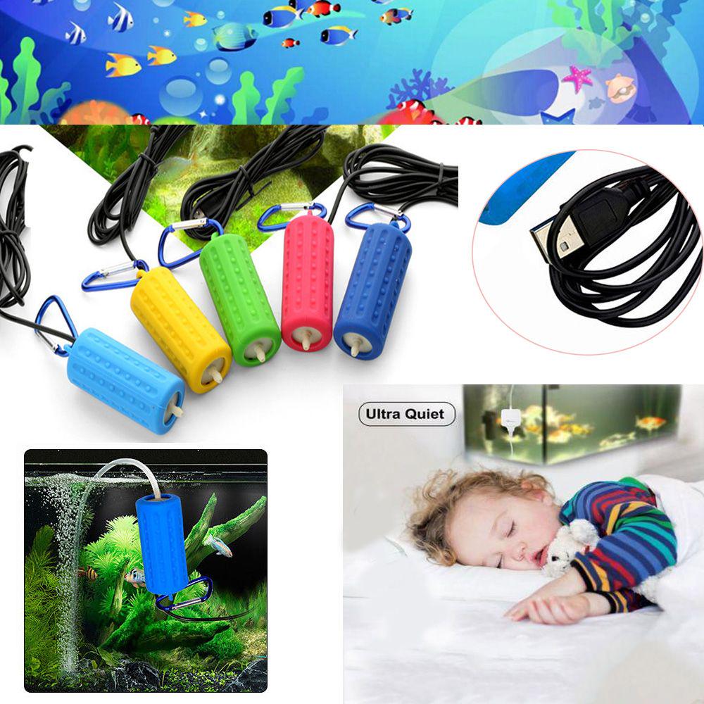 Efficient Aerator Mini Aquatic Animals Supplies USB Aquarium Oxygen Pump Air Pump Fish Tank