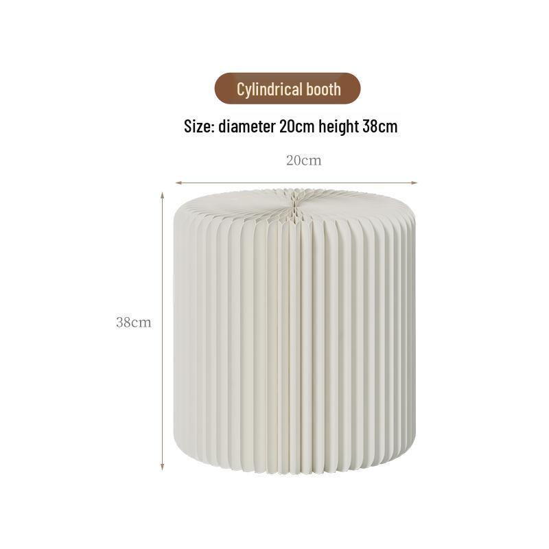 Creative Foldable Cylindrical Display Rack and Wedding Ornament Stand