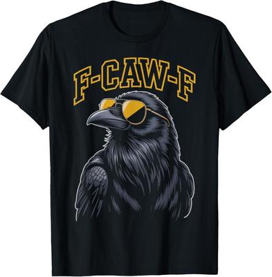 F-Caw-F Tier FcawF Gotische Vögel Tierischer Humor Lustiges Krähen T-Shirt