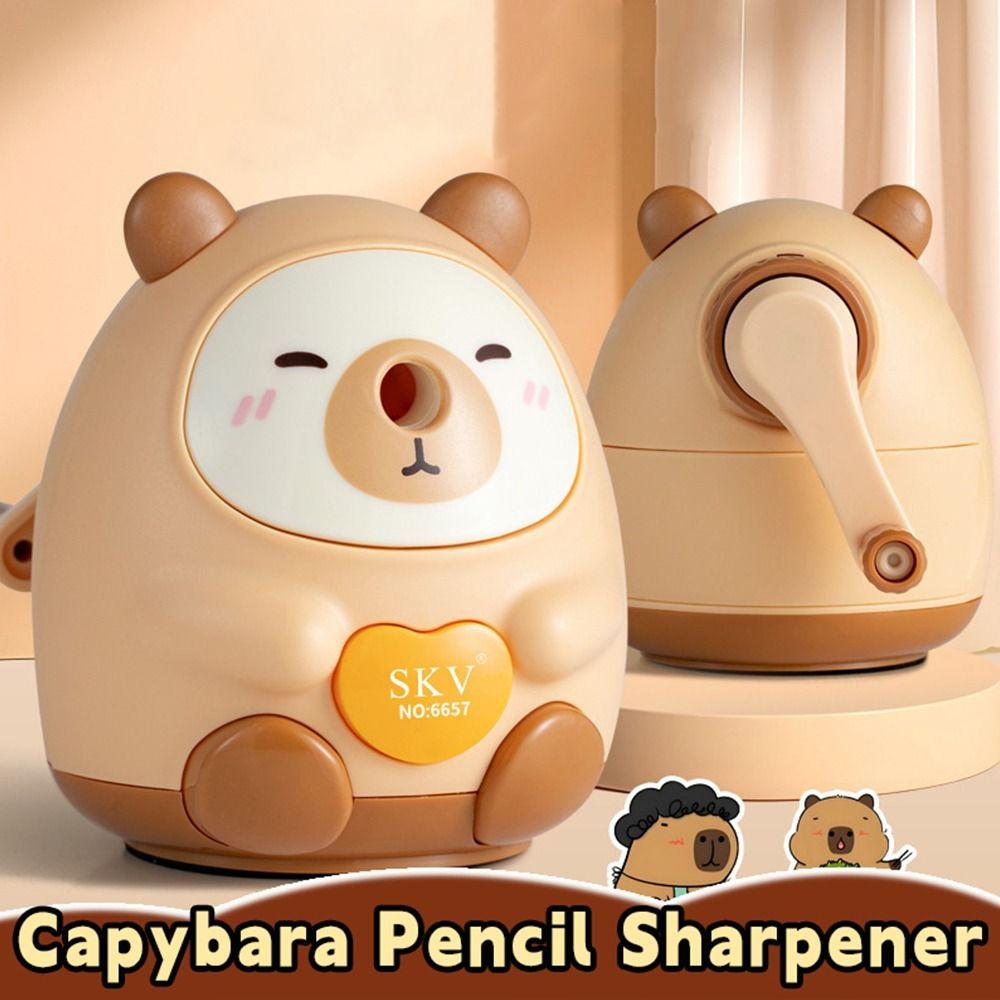 Pencil Automatically Enters Pencil Sharpener Hand-cranked Mechanical Tool  For Office School