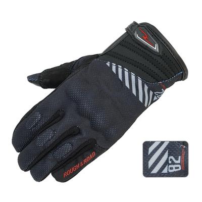 Motorcycle Comfort Knuckle Gloves Red 82 L ROUGH&ROAD RR8026RD82-3