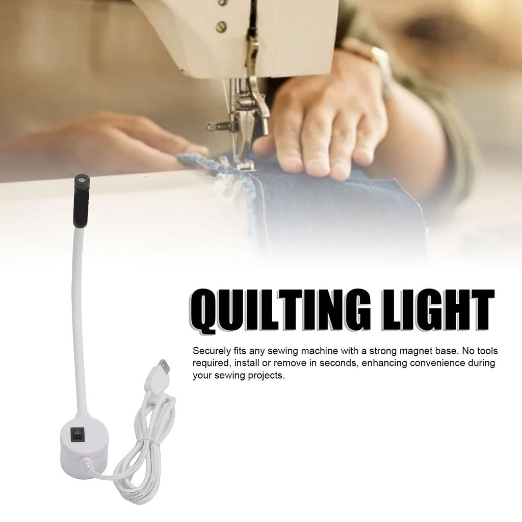 Sewing Machine Quilting Light Magnetic Red Position Quilting Light Aid Tool USB Interface Straight