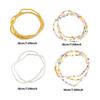 Fashion Handmade Multi Layer Glass Bead Bracelet Set Featuring Colorful Faux Crystal Designs for Fashion Foward Women