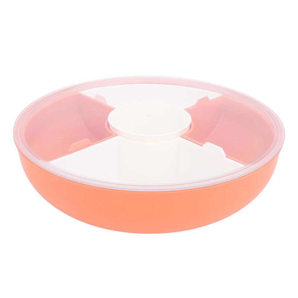 Veggie Tray with Lid Large Capacity Plastic Drainage Divided Snack Tray for Fruit Kitchen Type 1