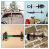 Car Roof Bracket Kit Universal Auto Mount Clamps Roof Rack Kit Large Bearing Capacity Mounting Tool For Boats Axe Shovel And