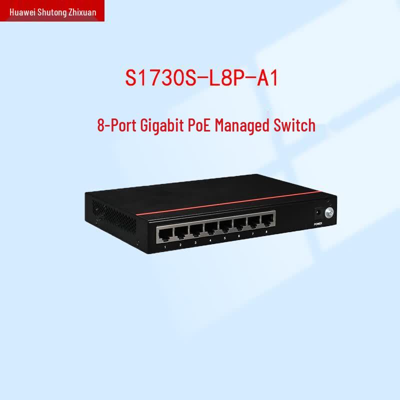 

Huawei S1730S-L8P-A1 8-Port Gigabit PoE Switch