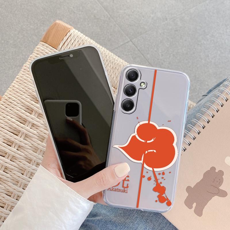 Husă din silicon moale și transparentă Fashion Anime pentru Xiaomi Redmi Note 13 14T 15 Samsung A55 A35 M35 S24 iPhone Huawei Honor Camera de protecție antișoc