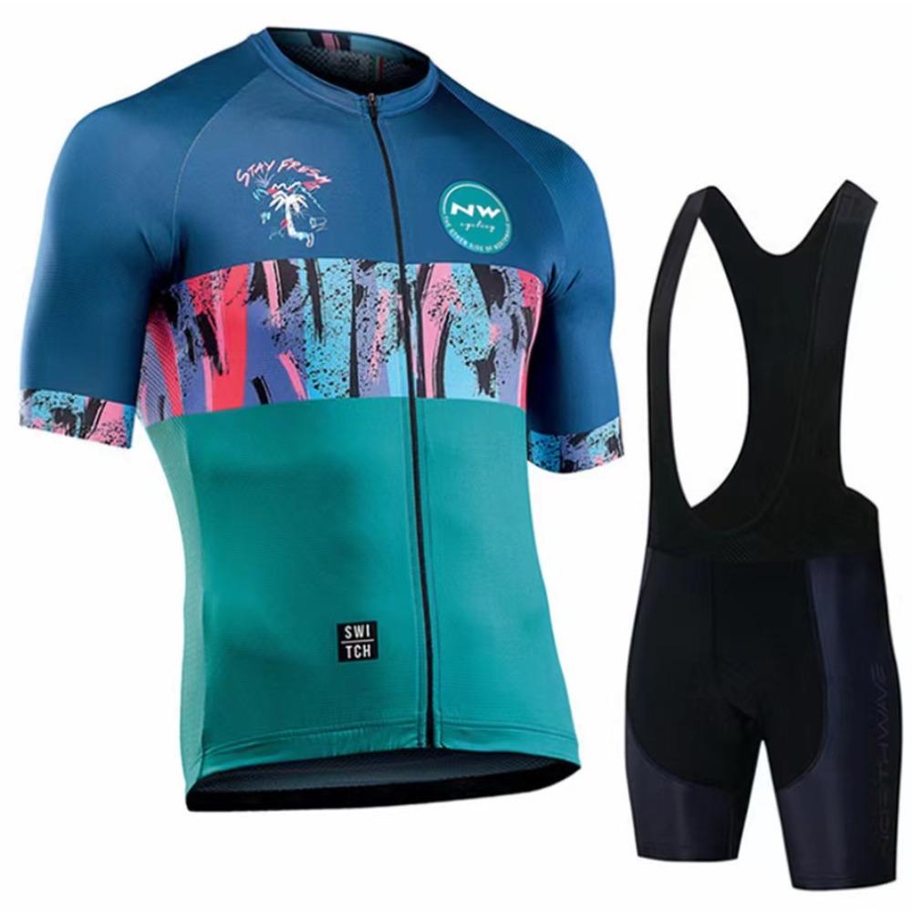 Short Sleeve Cycling Suit Road Mountain Riding Sportswear Breathable Cycling Equipment