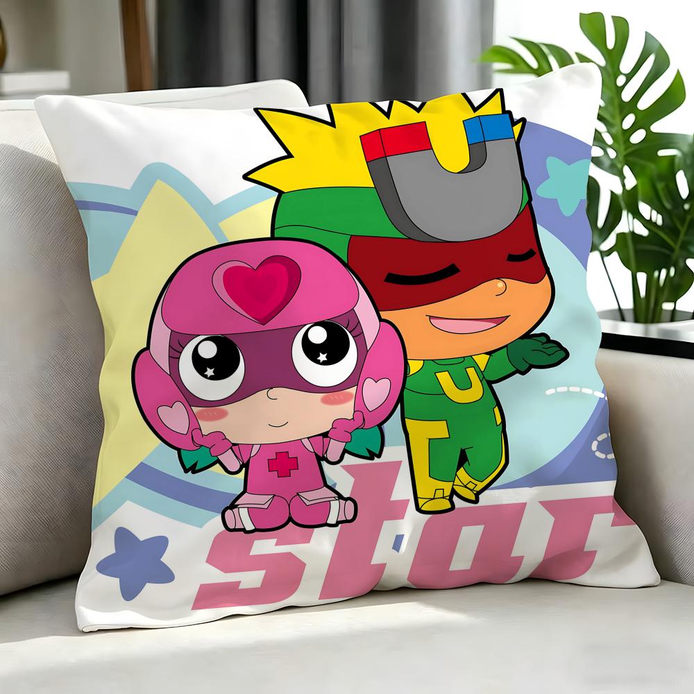 Cartoon HHappy Heroes Cushion Cover Cushion Cover Set Pcs X X X Pillowcase Decorative Sofa Home Decor