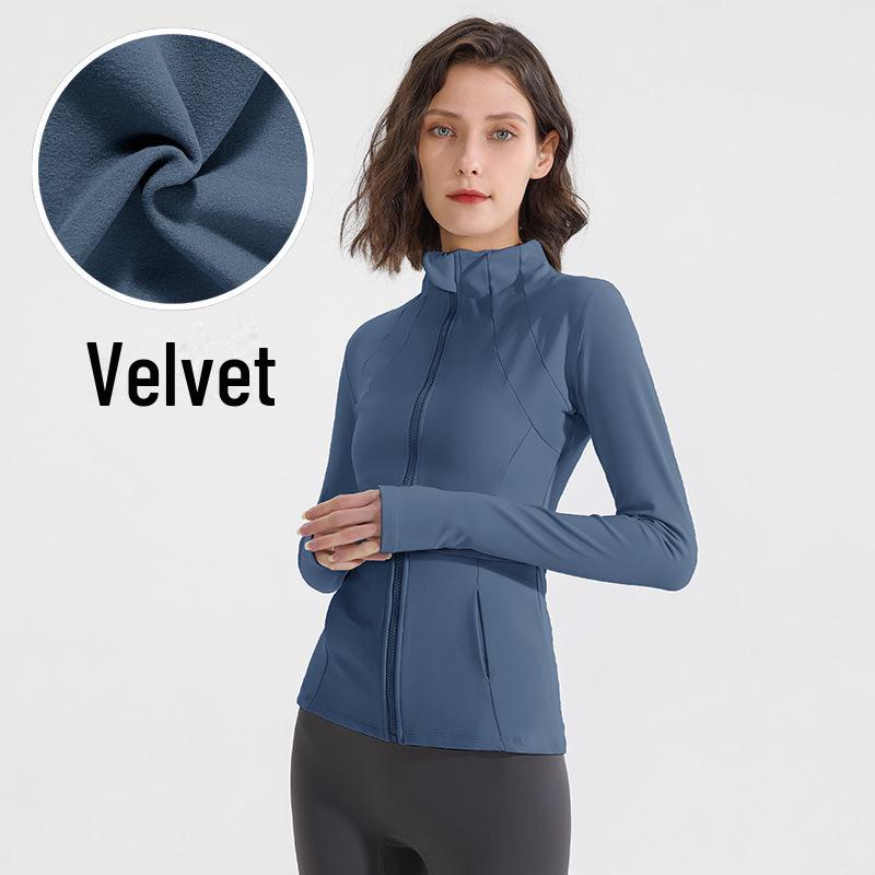 Women's Windproof Yoga Cardigan: Quick-Dry, Breathable, Long Sleeve Fitness Jacket for Autumn/Winter