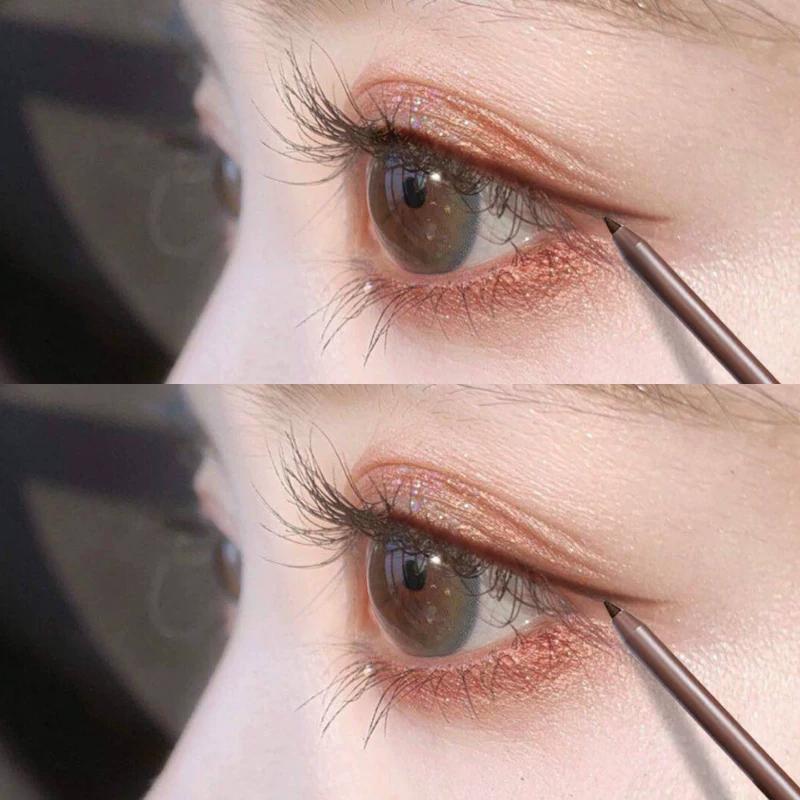 Li Jiaqi Recommend Extremely Fine Eyeliner Waterproof Not Smudge Long Lasting Fadeless Makeup Beginner Eye Shadow Pen