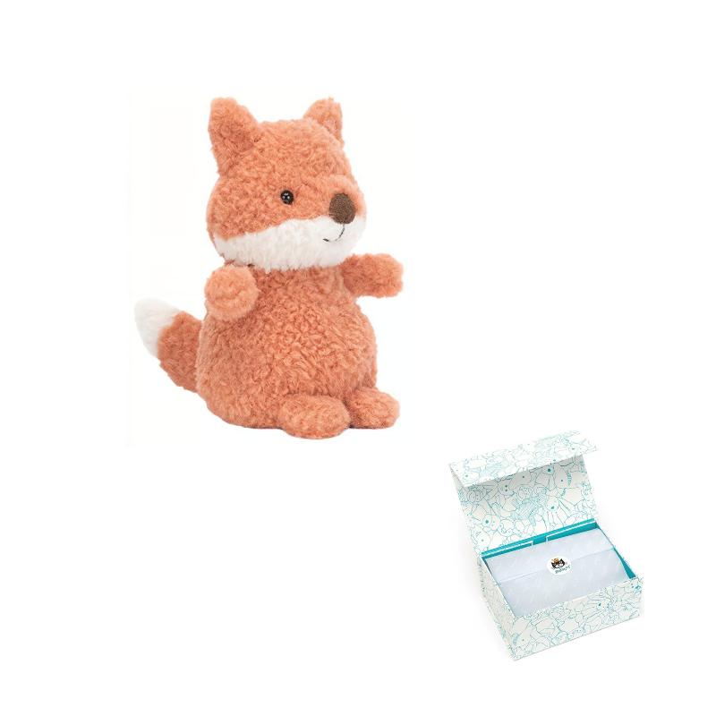 JELLYCAT Woods Animals Series Little Fox Companion and Comfort Doll Plush Doll 12cm Height
