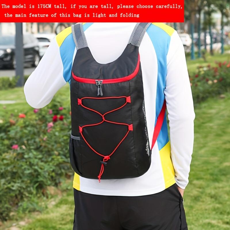 Light Sports Backpack Portable Foldable Travel Backpack Multifunctional Outdoor Mountaineering Bag Unisex Waterproof Backpack