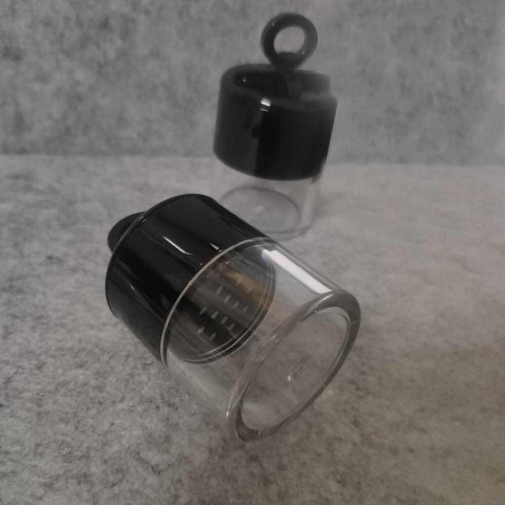 10 Gram Mushroom Head Loose Powder Empty Box Style Portable Pepper Loose Powder Box Divided Makeup Setting Powder Box Honey Powder Box with Puff