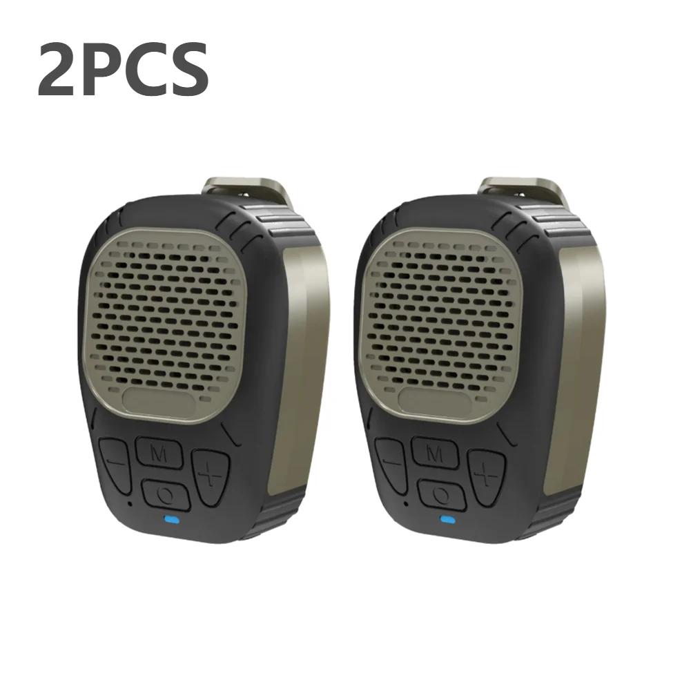 Wearable BT Speaker Waterproof Magnetic Clip-On Wireless Portable Speakers Built-in Mic Small Speaker for Hands-Free Music/Calls