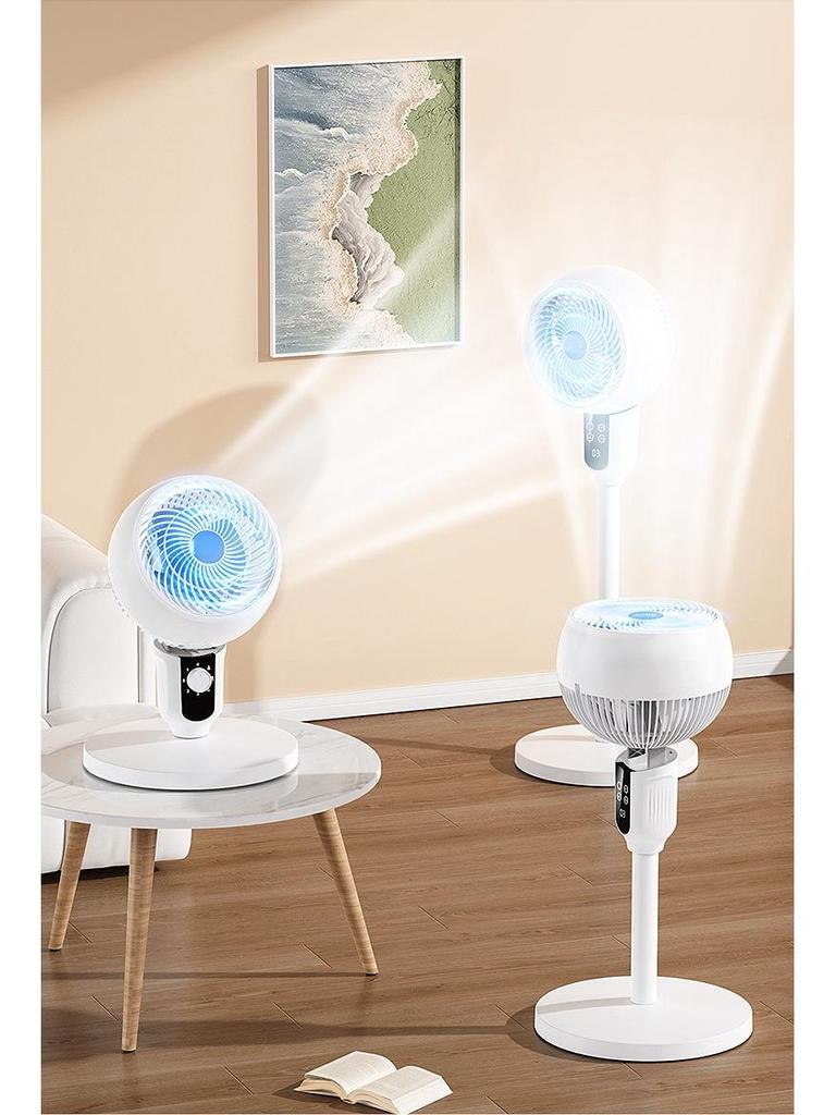 Silent Remote Control Electric Floor Fan for Home and Dorm