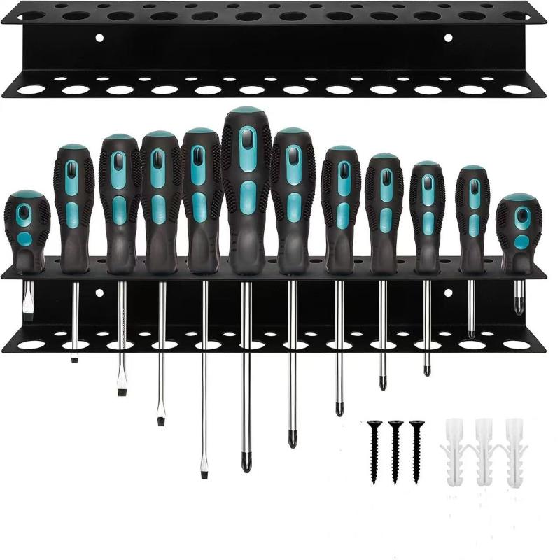 1Pcs Wall-Mounted Hardware Tool Storage For Hex Cross Screw Driver Rc Tools Storage Base Stand Screwdriver Organizer Tool