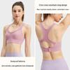 High-Elastic Shockproof Yoga Bra - Hollowed Design, Quick-Dry, High-Intensity Support for Women