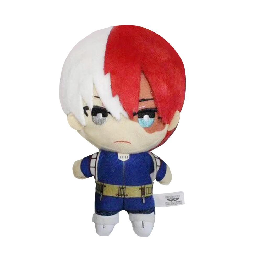 15CM MHA Hero Anime Izuku Midoriya Katsuki Bakugou Shouto Todoroki Plush Pendant Toy Soft Plush Doll Bag Decora Fans Gift