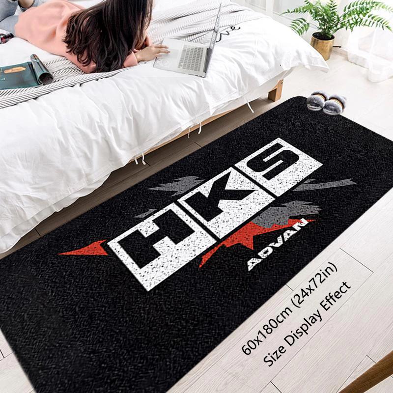 Floor Mat Non-slip Foot Rug for Entryway HKS Power Hallway Carpet Kitchen Water Absorbed Rugs Fluffy Bedside Mats Home Decor