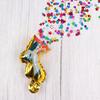 10Pcs Party Confetti Poppers Handheld Inflatable Confetti Shooters for Birthday Wedding Graduation
