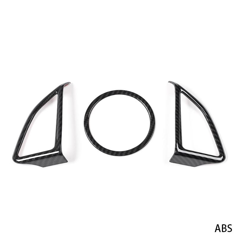 SHINEKA Interior Mouldings For Chevrolet Camaro 2017 Up Car Steering Wheel Decoration Cover Trim Sticker Accessories Car