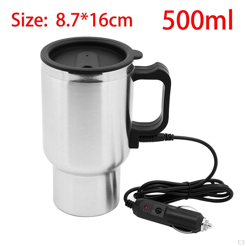 12 Heating Cup Stainless Steel Heated Mug for Water