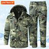 New Winter Velvet Labor Insurance Work Clothes, Camouflage Clothes, Electric Welding Factory Clothes, Autumn and Winter Military