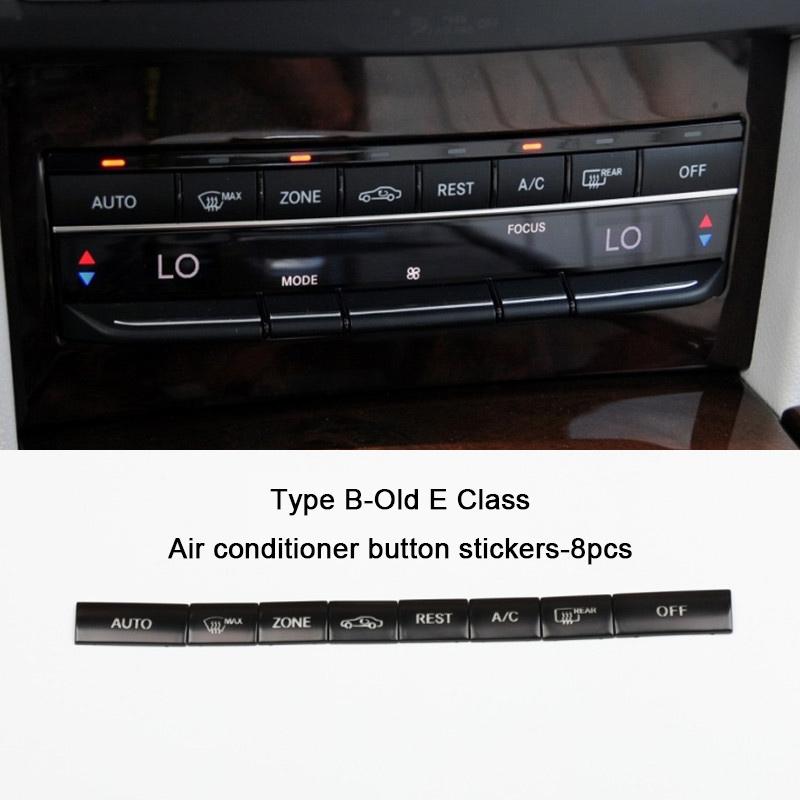 Skirta Mercedes Benz Mygtuko Užklijuojama Plokštelė CLA GLA GLE GLK A B C E Klasė ML GL W176 W246 W242 W204 W205 W212 C117 X166 X204 X156