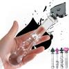 Colorful Crystal Glass Body Wand Massager Multi Functional Anal Butt Plug Dildo Sex Toy for Female Male Gay Adult Masturbation Pleasure Tool