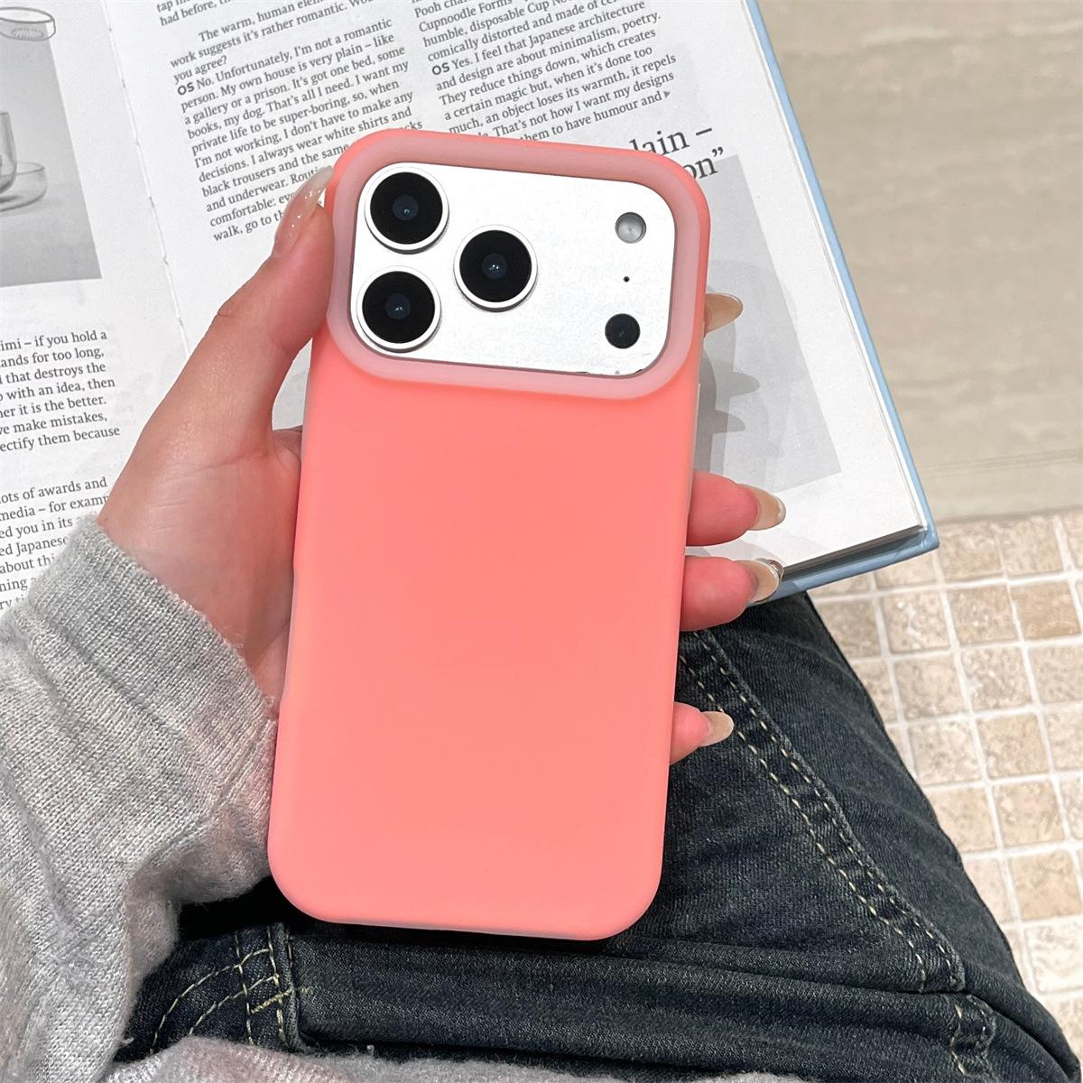 

For IPhone17 Liquid Silicone Jelly Phone Case 16 Anti-fall for Apple 15promax Soft Case For iPhone11Promax